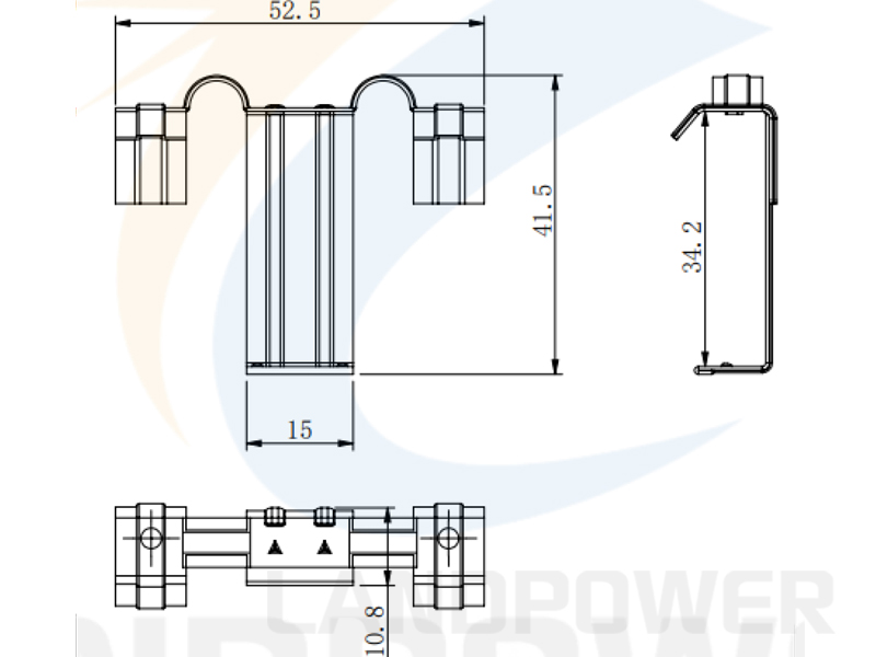 solar frame drainage clip