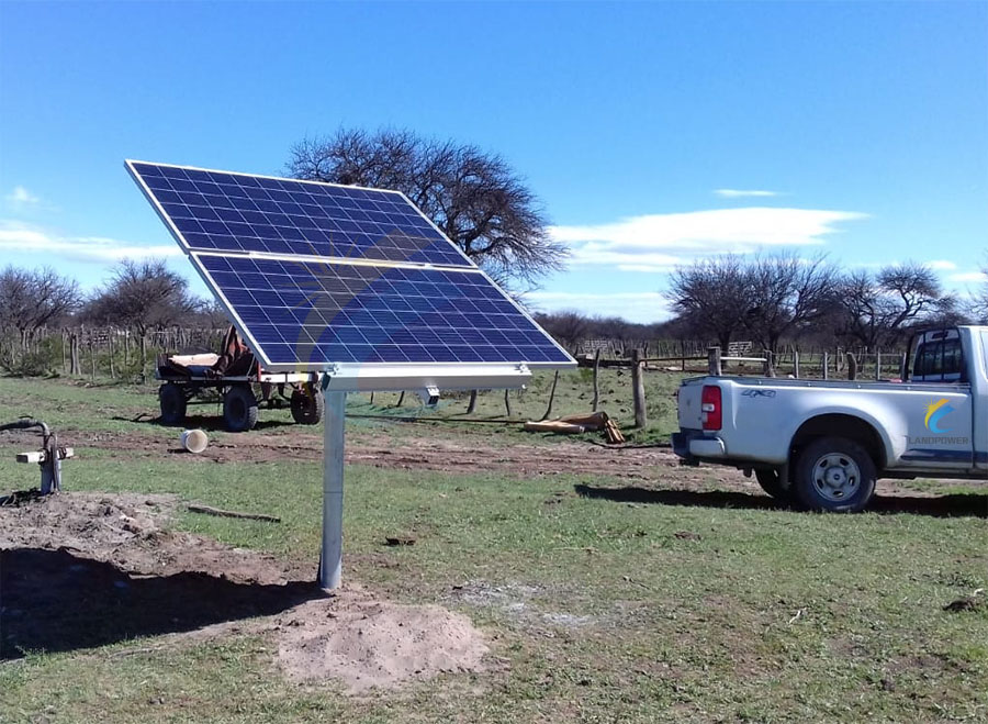 Дилерську компанію landpower сонячних полюсів для невеликої системи-решітки